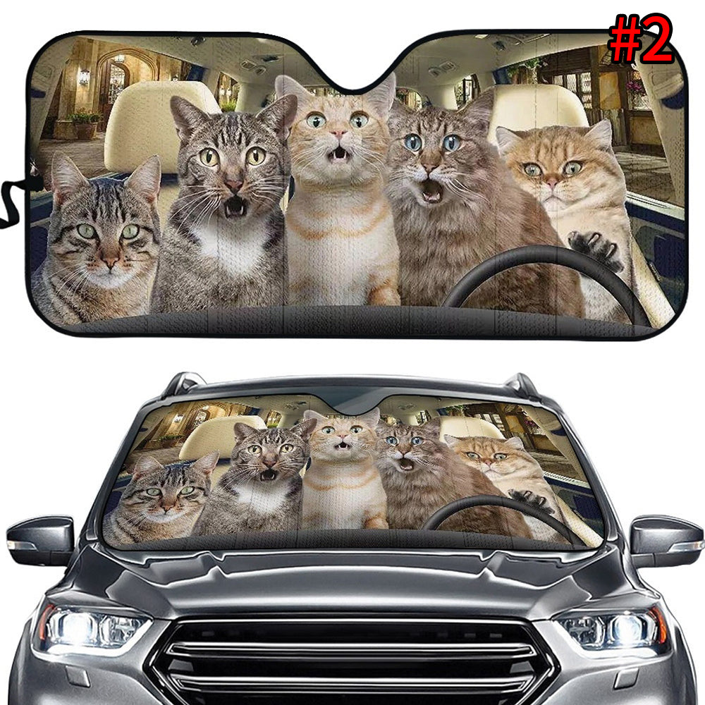 Car Protection With Personalized Dog Auto Sun Shade