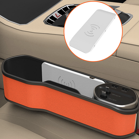 Car Seat Gap Filling Wireless Charging Storage Box