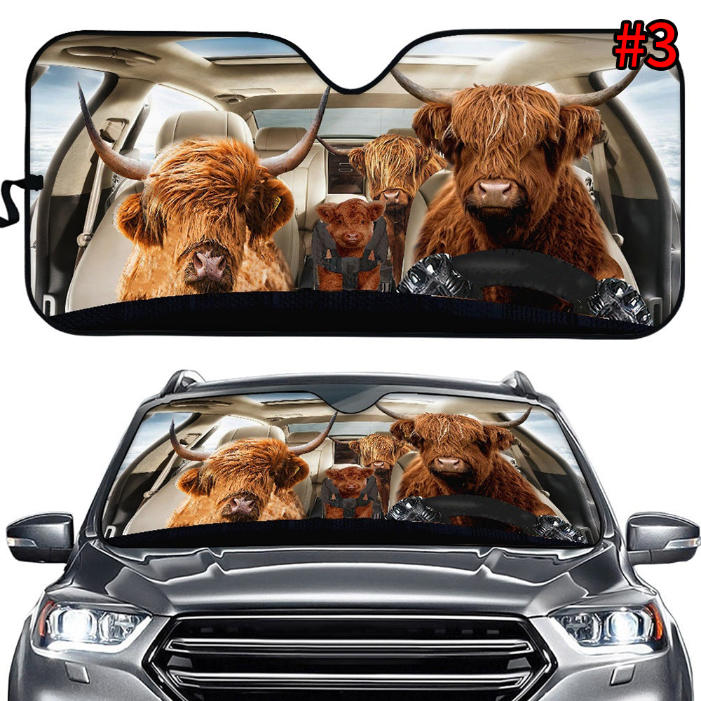 Car Protection With Personalized Dog Auto Sun Shade