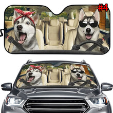 Load image into Gallery viewer, Car Protection With Personalized Dog Auto Sun Shade