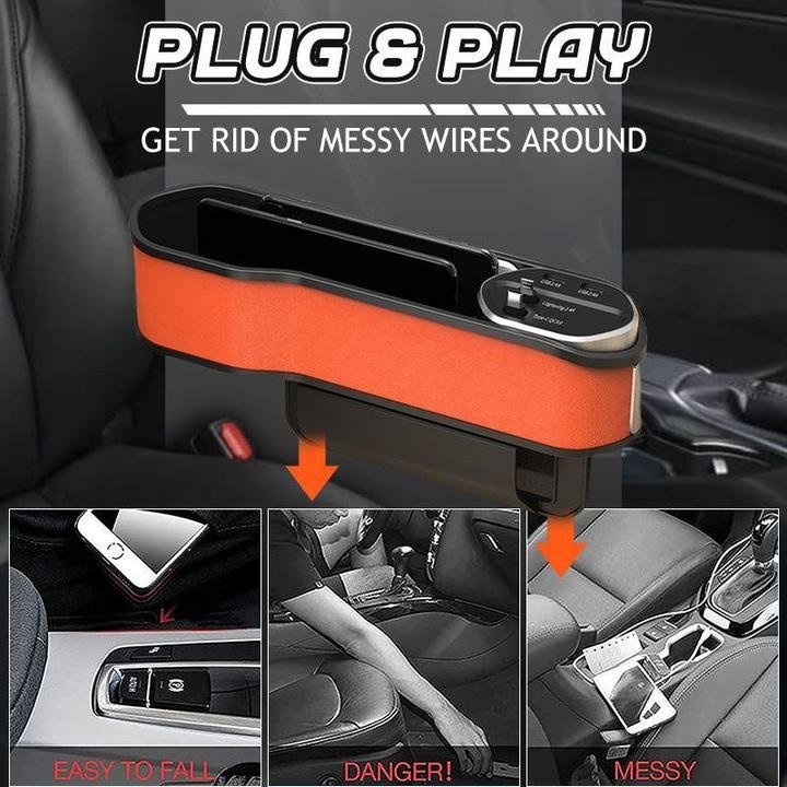 Car Seat Gap Filling Wireless Charging Storage Box