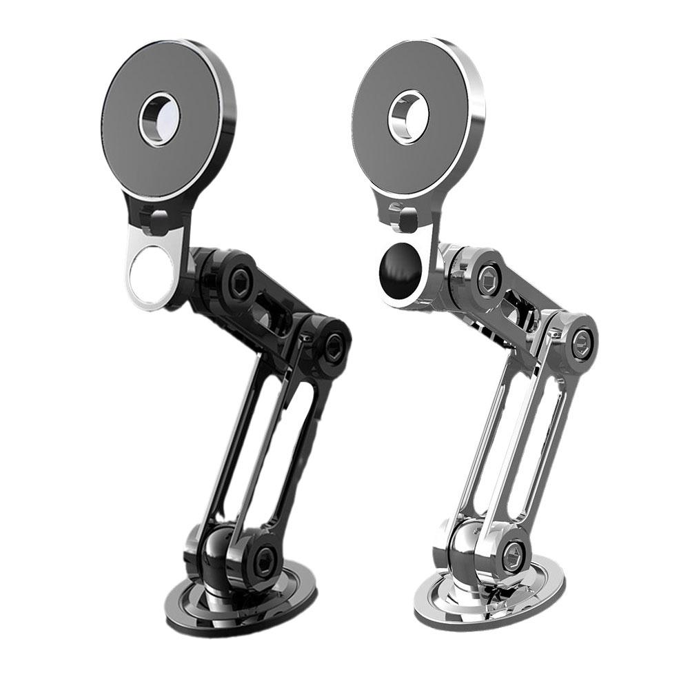 Rotate Metal Magnetic Car Phone Holder Foldable Universal Mobile Phone Stand