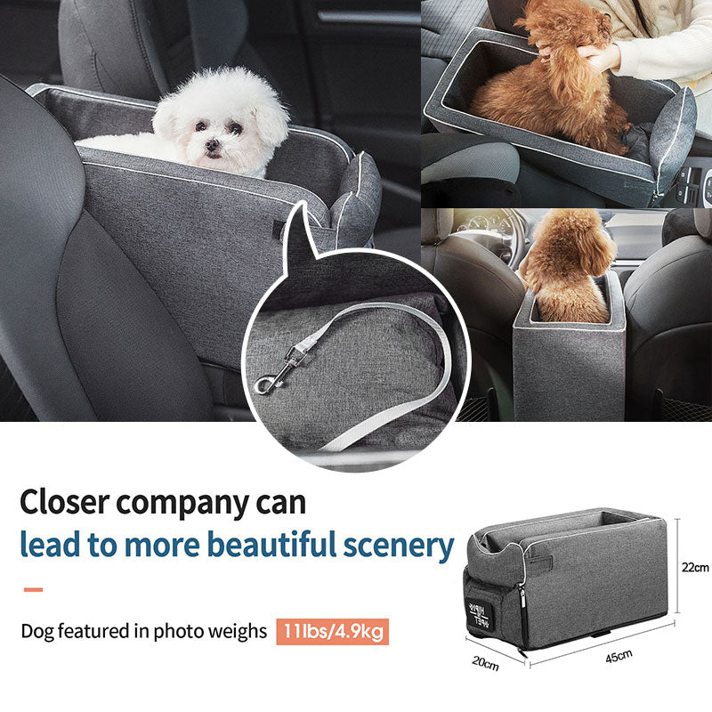 Best Pet Safety Booster Seat Travel Central Control Car Safety Pet Seat