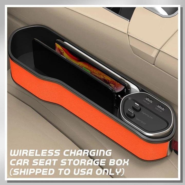 Car Seat Gap Filling Wireless Charging Storage Box