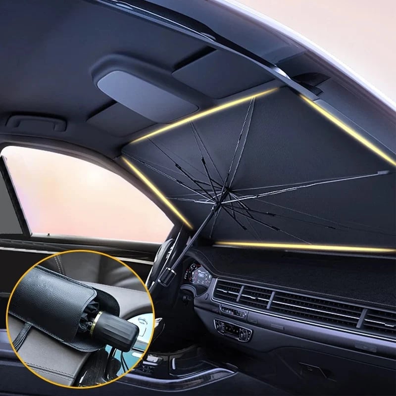 Car Sunshade Umbrella Car Sun Shade Protector Parasol