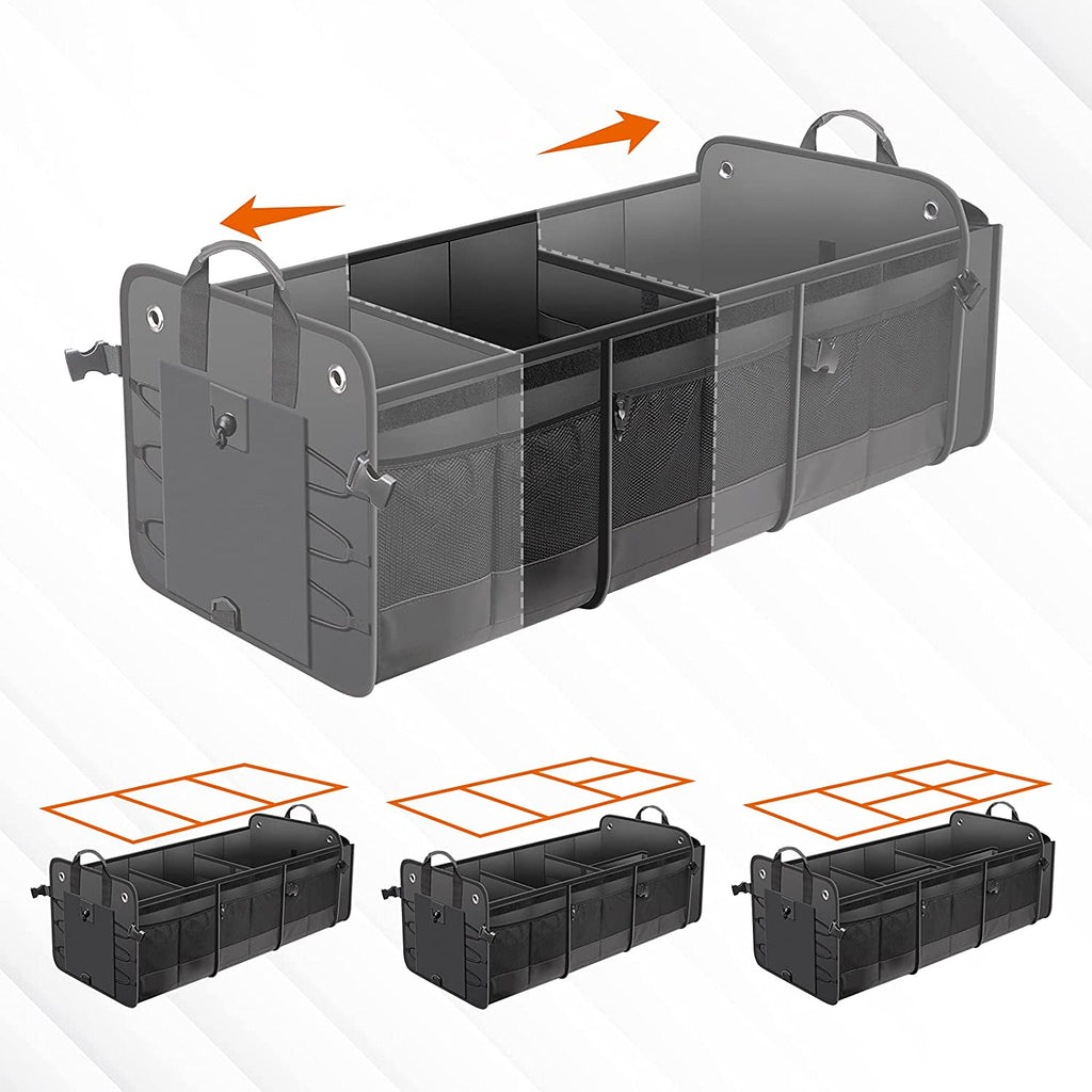 Upgraded Large Trunk Organizer with Removable Cooler Bag