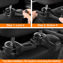 Load image into Gallery viewer, 2 in 1 Car Seat Hooks for Purses and Bags with Phone Holder