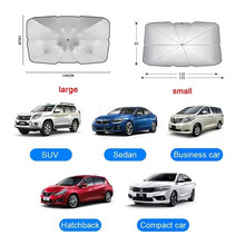 Load image into Gallery viewer, Car Sunshade Umbrella Car Sun Shade Protector Parasol