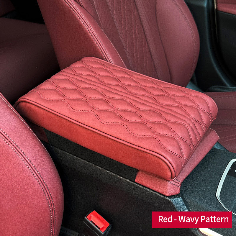 Leather Car Armrest Box Pad