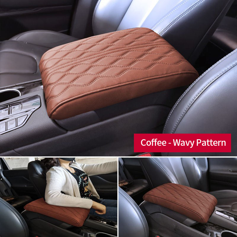 Leather Car Armrest Box Pad