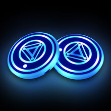 Load image into Gallery viewer, LED Cup Holder Lights, 2 Pcs LED Car Coasters with 7 Colors(2 Pcs/Set)