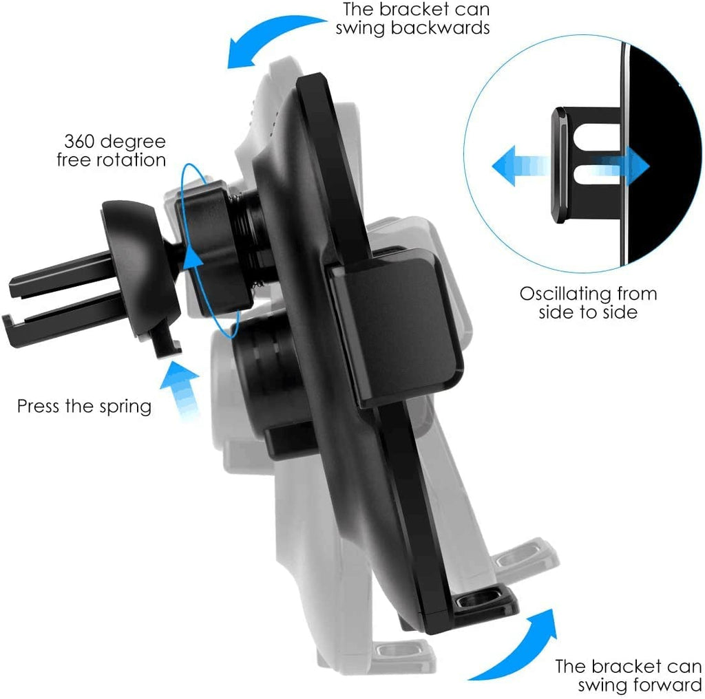 Car Phone Charger - Phonery Clamp ® Car Phone Charger