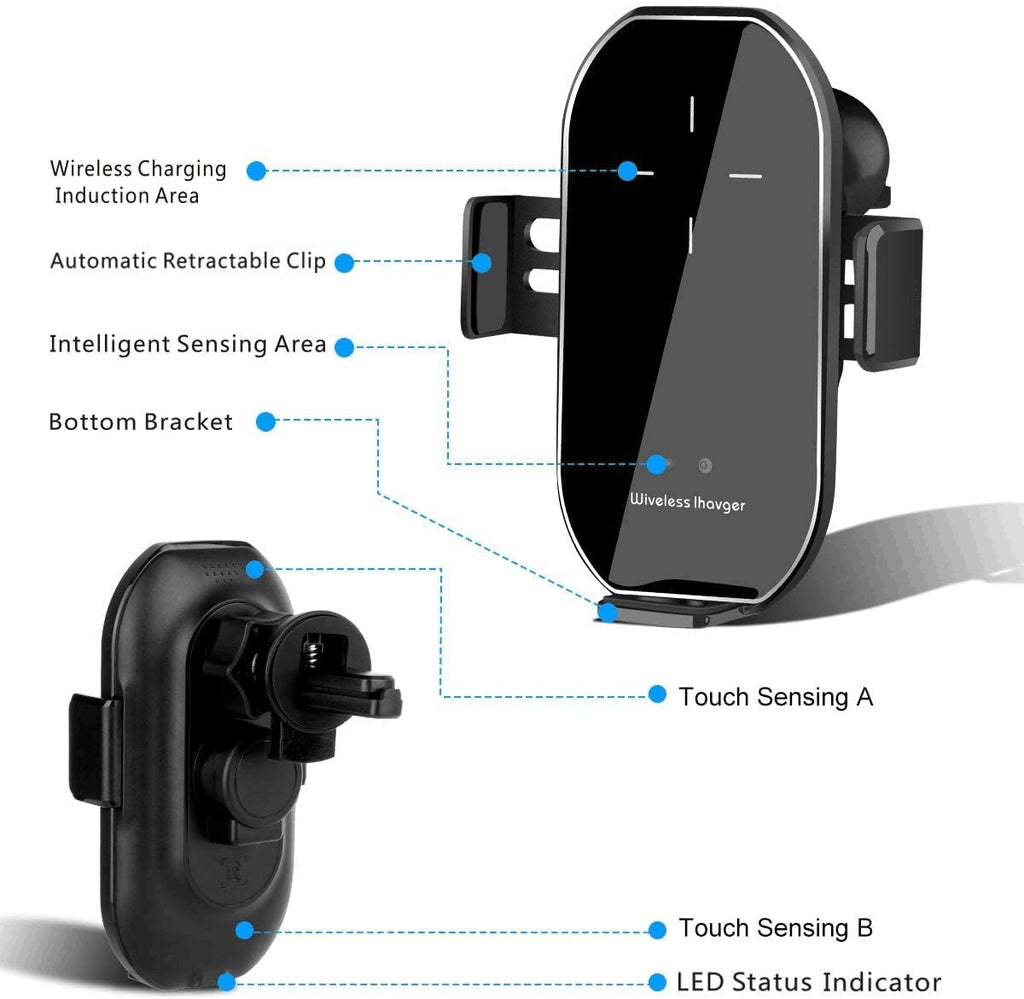 Car Phone Charger - Phonery Clamp ® Car Phone Charger