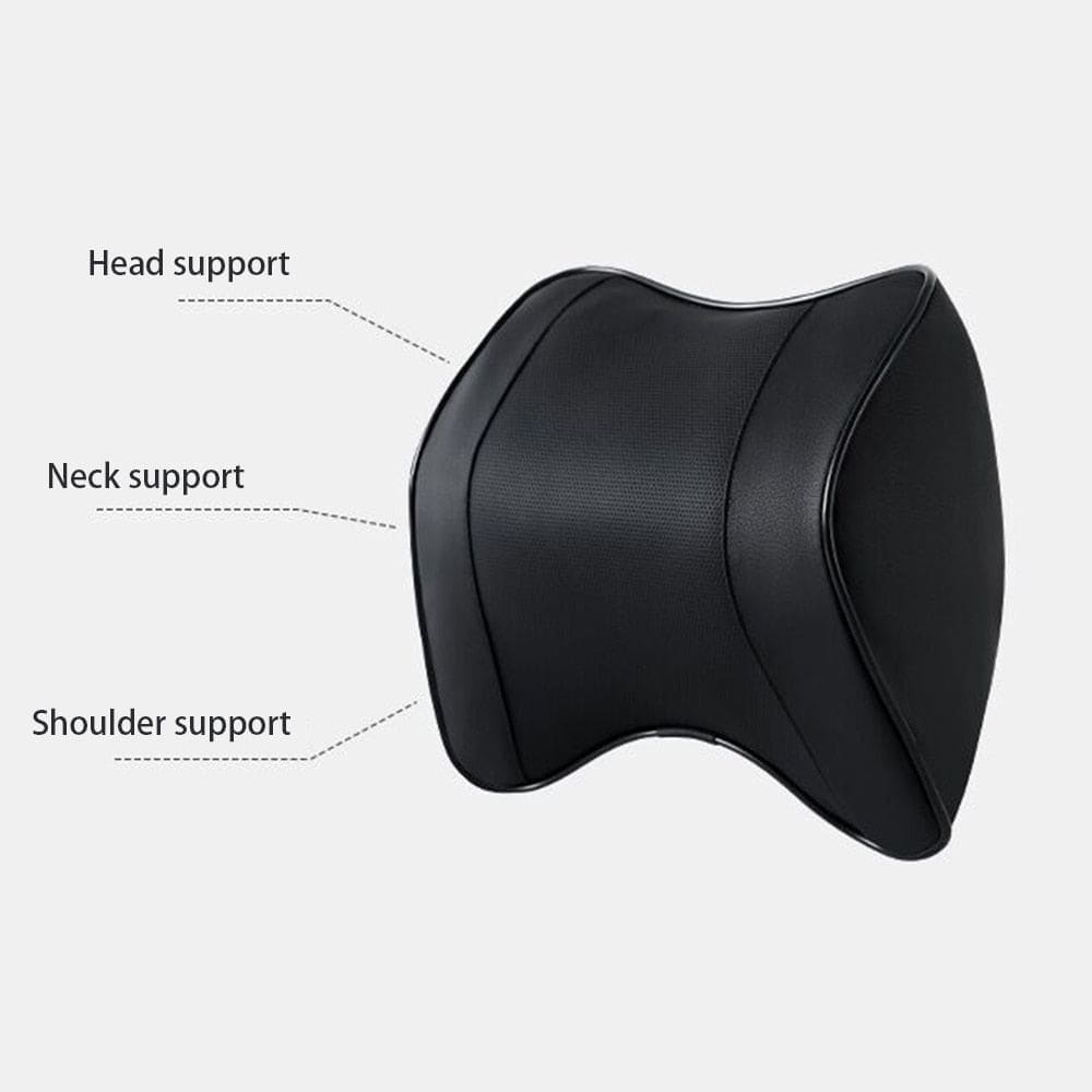 PlushDrift™ - The Breathable Headrest and Back Support Car 