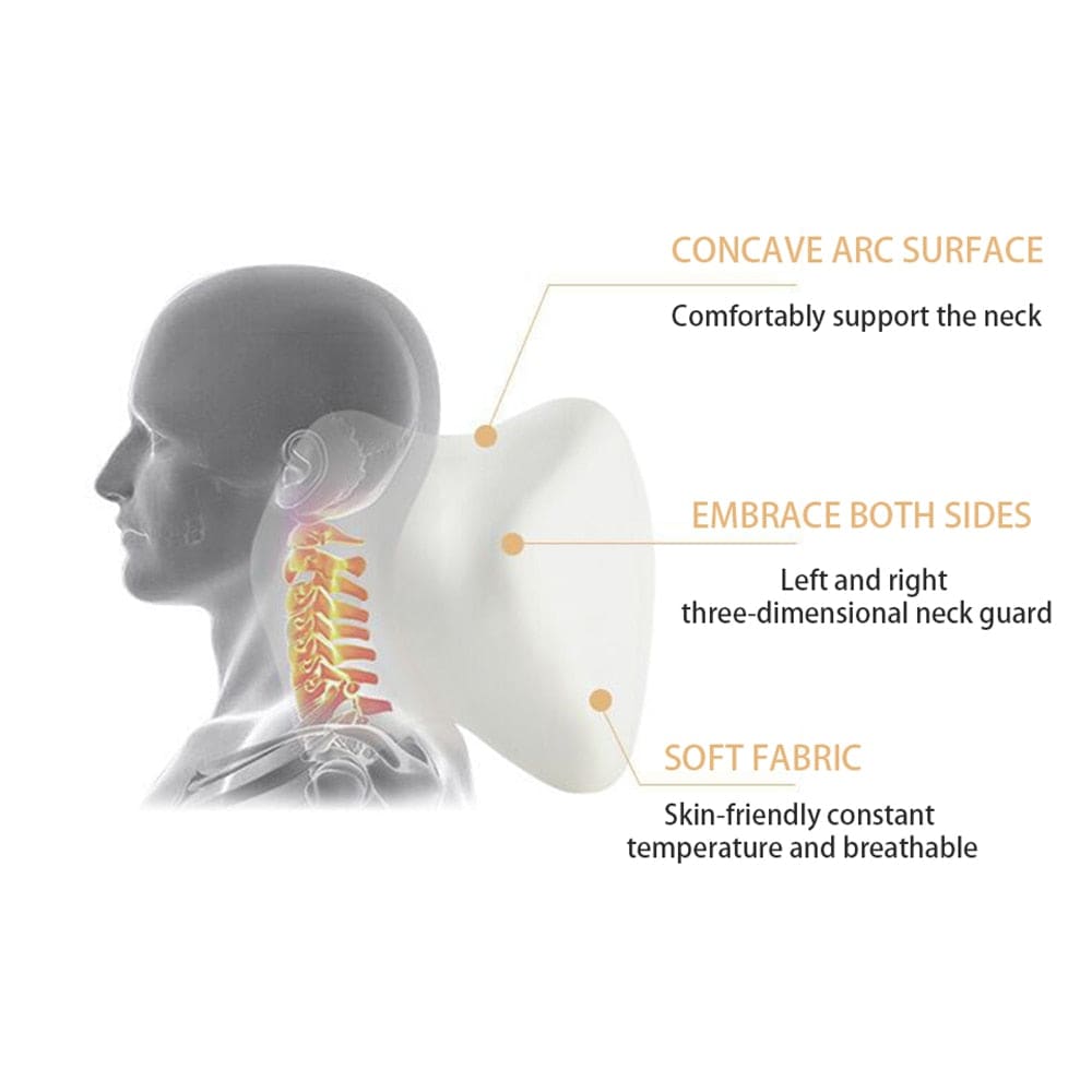 PlushDrift™ - The Breathable Headrest and Back Support Car 