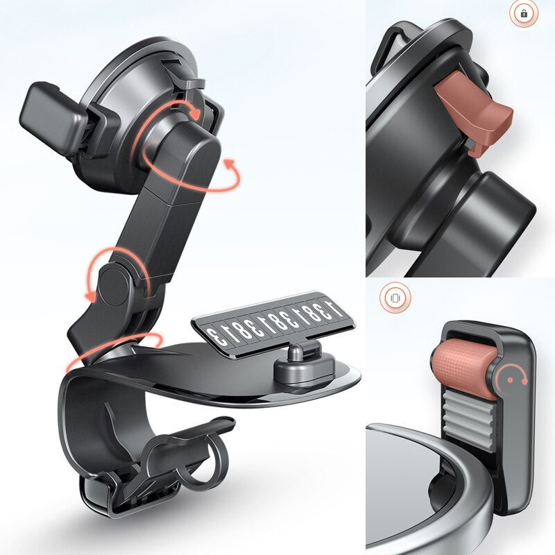 Smartphone Stands - Phonery Clip ® Car Dashboard Phone Mount